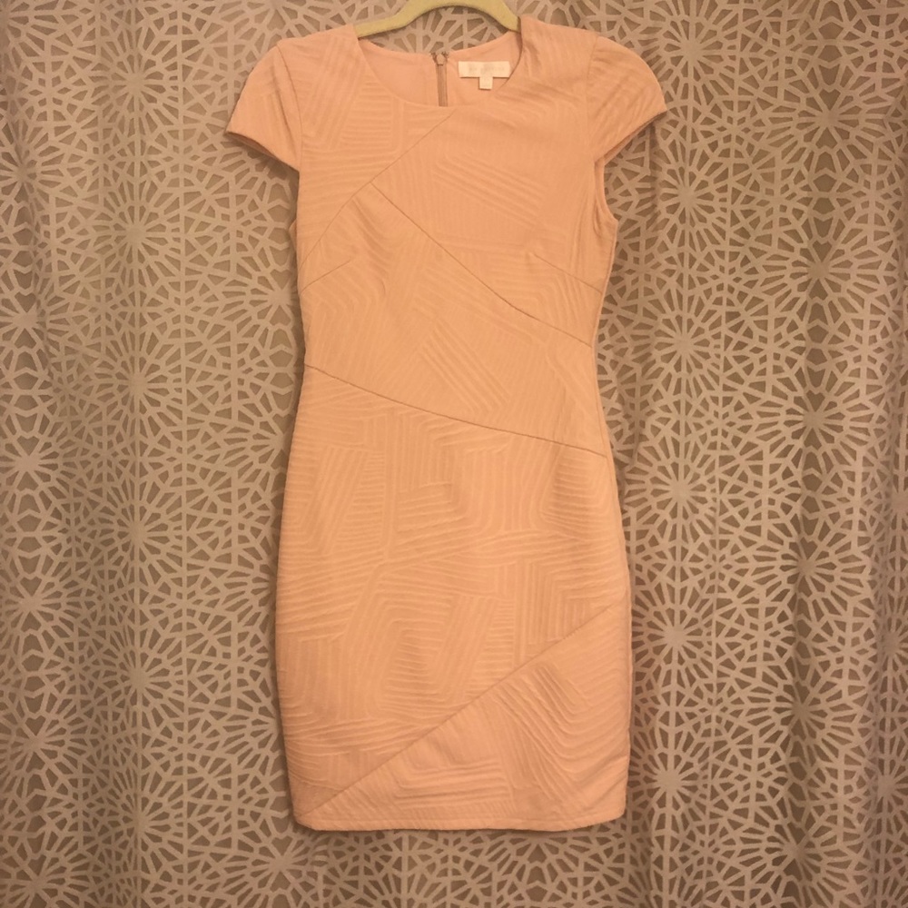 Women’s MM Couture Pink Textured Pencil Dress